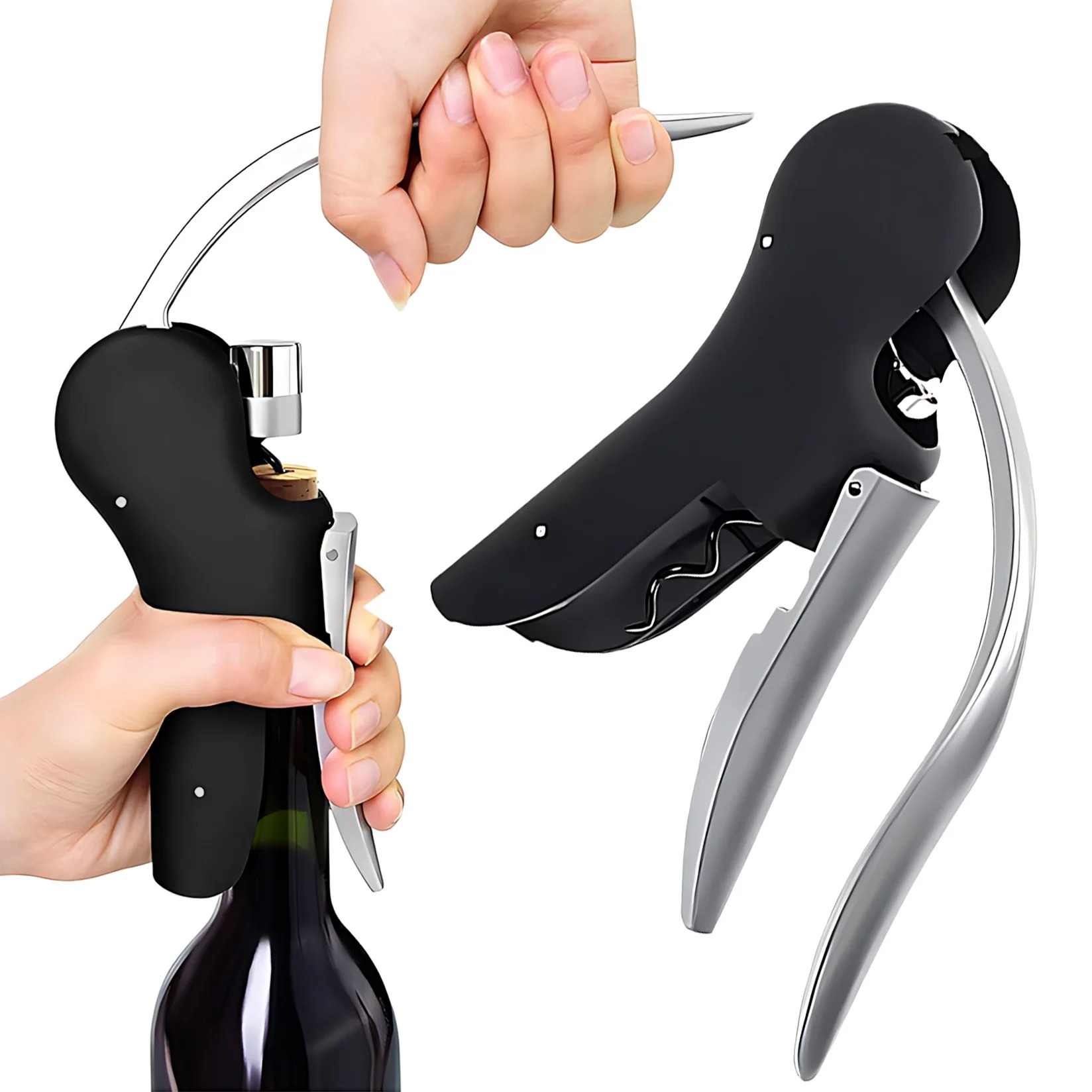 Convenient Bottle Openers Wine - Cork Screw Lever recension och pris