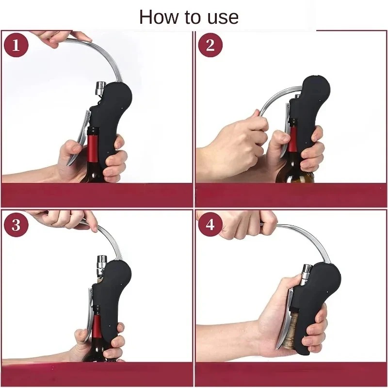 Convenient Bottle Openers Wine - Cork Screw Lever recension och pris