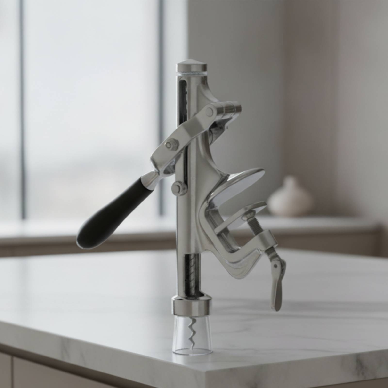 Lever Wine Opener Tabletop Wal - Cork Screw Lever recension och pris