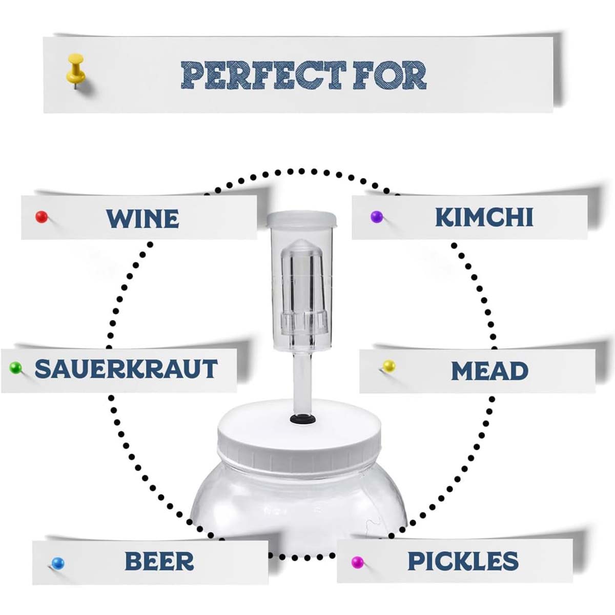 Brewing Fermentation 3-Piece A - Wine Beer And More recension och pris