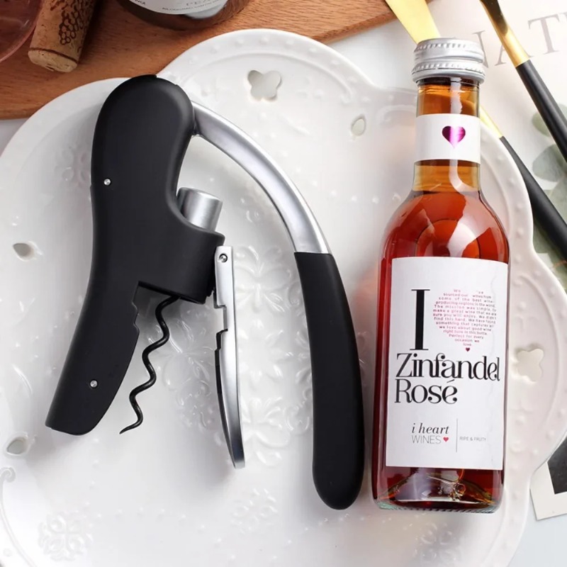 New Stainless Steel Wine Bottl - Cork Screw Lever recension och pris