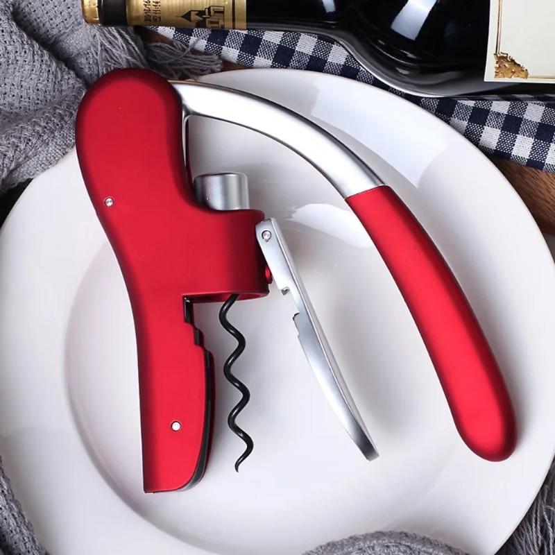 New Stainless Steel Wine Bottl - Cork Screw Lever recension och pris