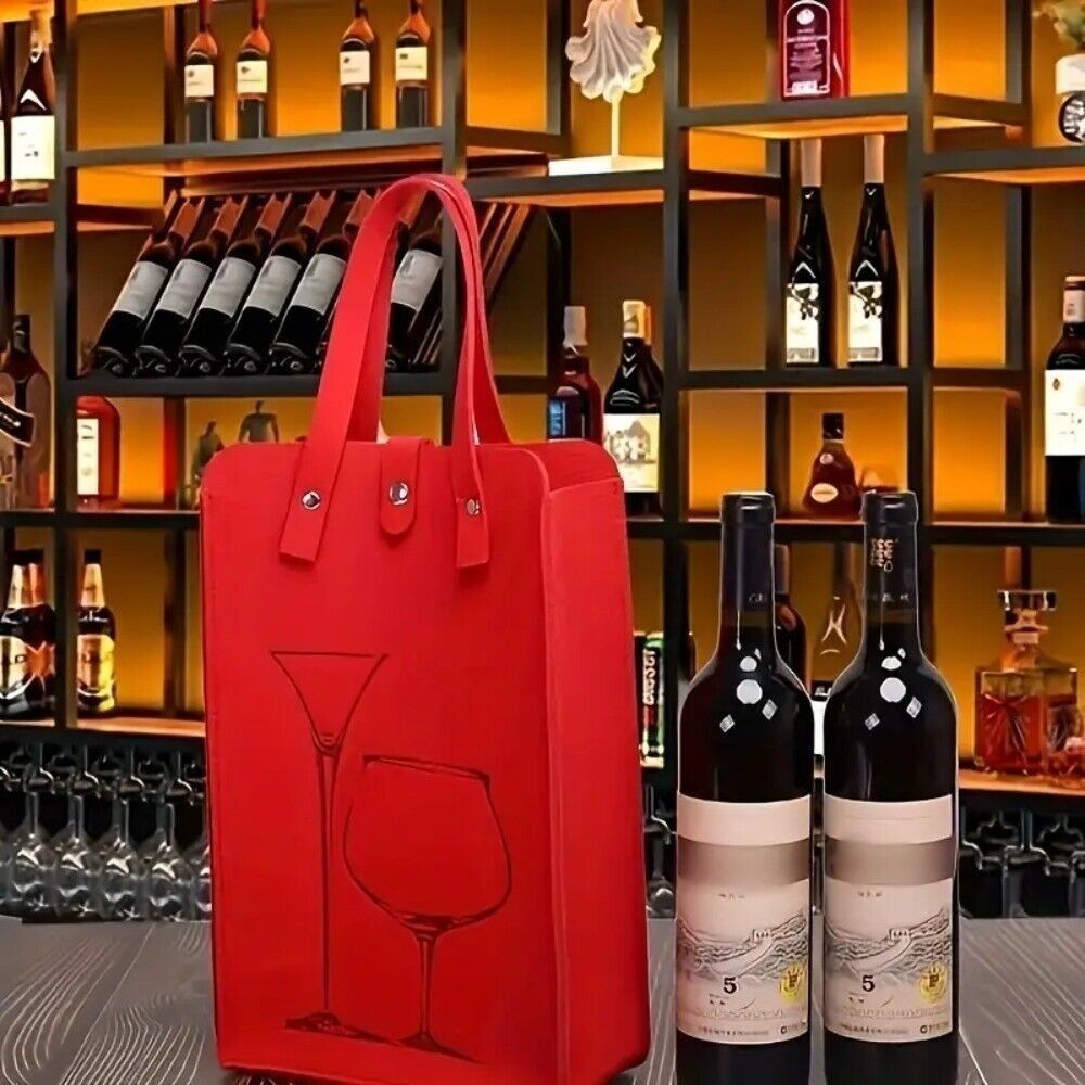 High Quality Felt Red Wine Bag - Wine & Beer Shop Photos recension och pris