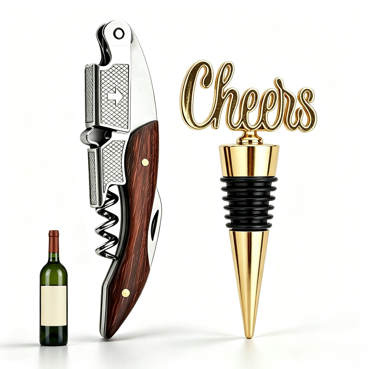 1PC Spring Loaded Double Lever - Cork Screw Lever recension och pris