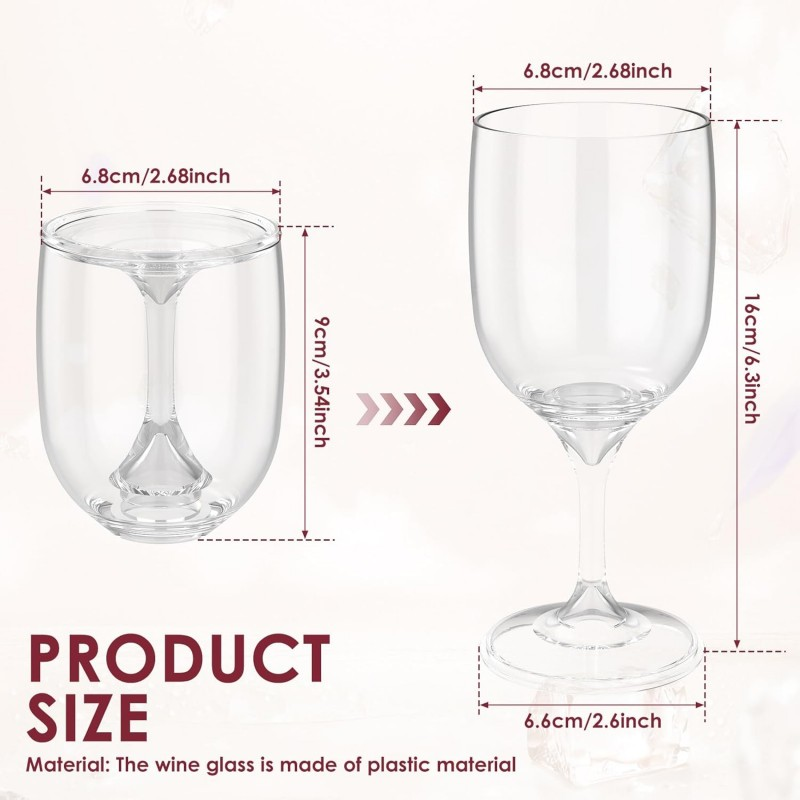 Folding Wine Glass Transparent - Wine & Beer Shop Photos recension och pris
