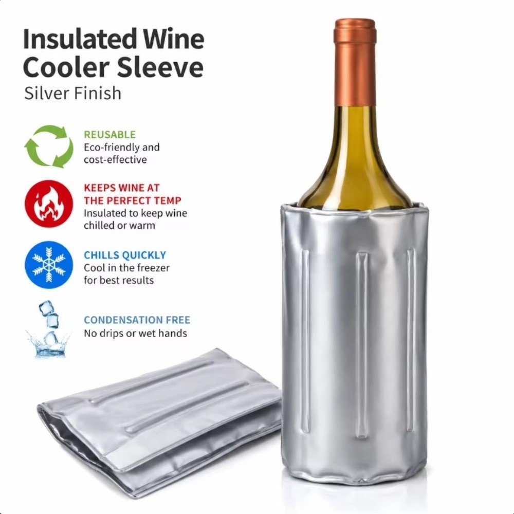 33cm x 18cm Wine Cooler Bag Re - Wine Chiller Sleeve recension och pris