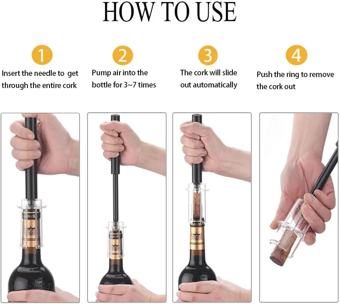 Air Pump Wine Bottle Opener Ai - Wine In Beer Bottle recension och pris